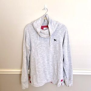 The Black Dog cow neck sweatshirt